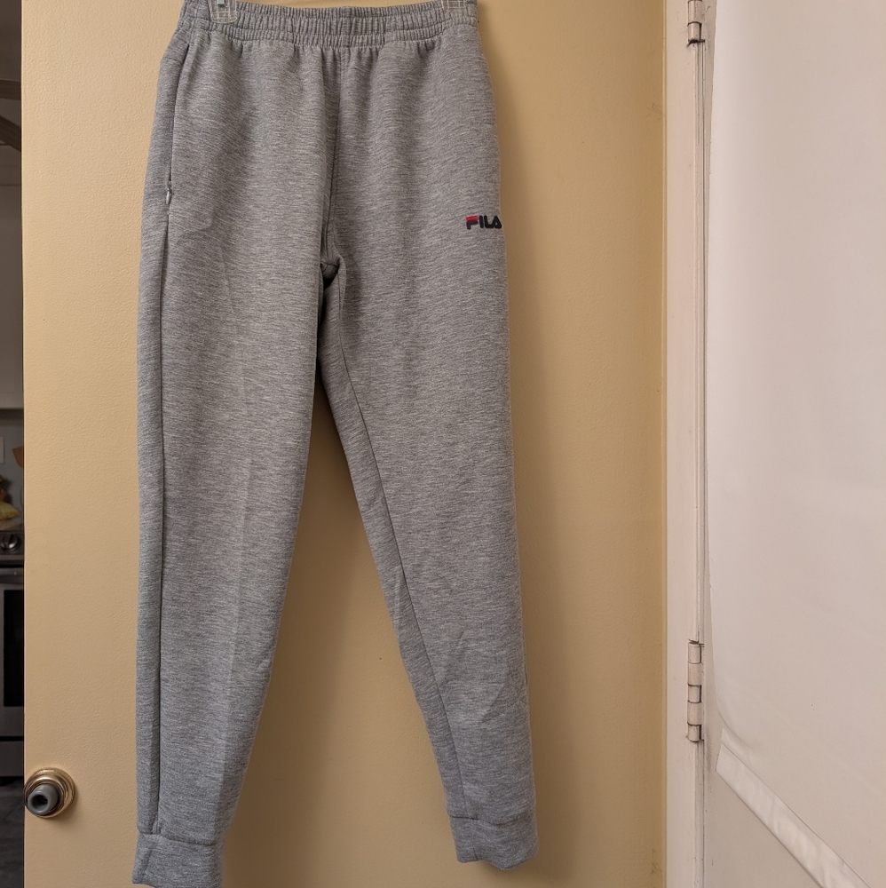 Fila Men's Grey Jogger Sweatpants